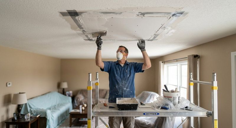 Garage Drywall Repair in Wilmington, NC
